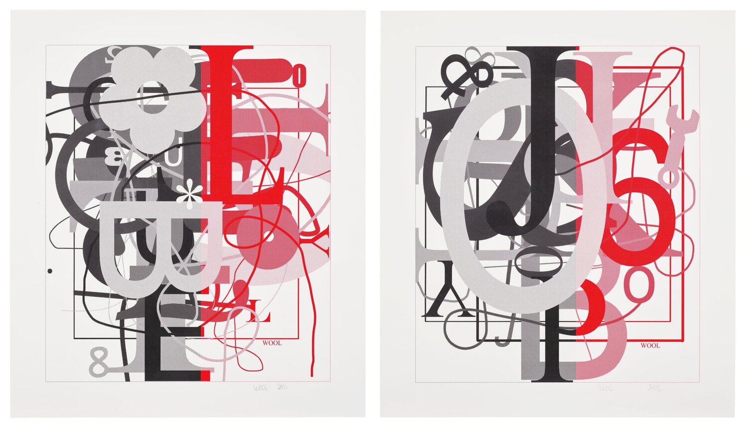 Untitled I and II Christopher Wool