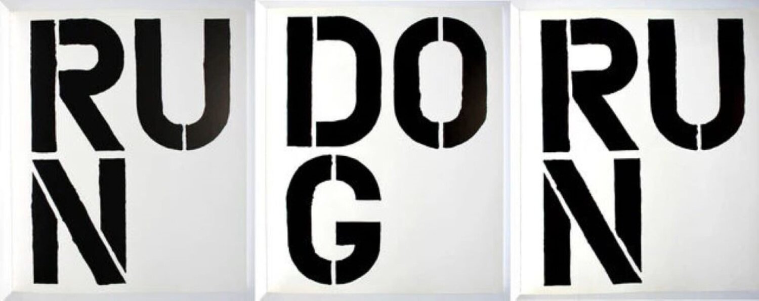 RUN DOG RUN Christopher Wool Édition à vendre