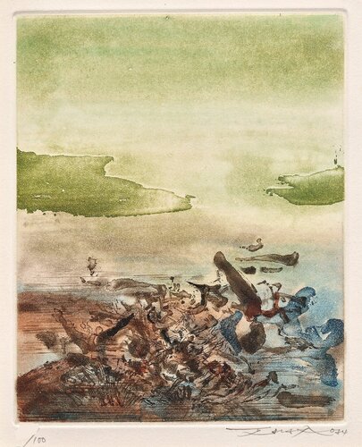 Untitled (Ả. 246A) von Zao Wou-Ki 趙無極, Druck kaufen auf Singulart