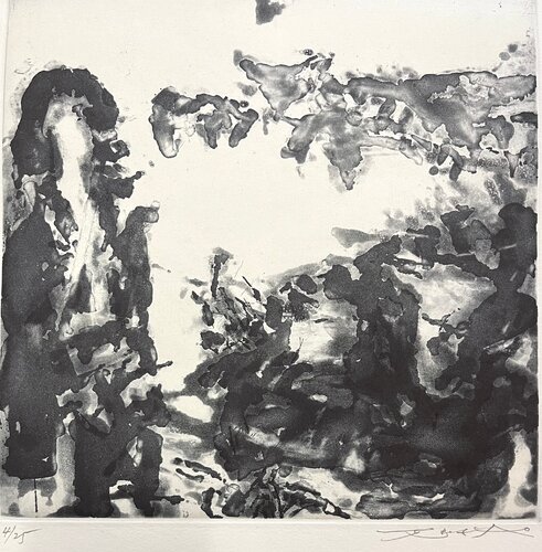 Eloge des choses extrêmement légères van Zao Wou-Ki 趙無極, Afdruk te koop op Singulart