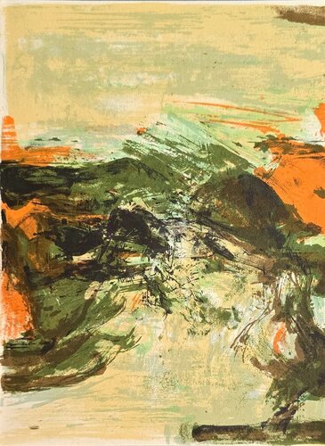 Untitled Composition de Zao Wou-Ki 趙無極, Impresión a la venta en Singulart