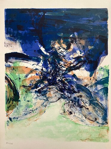 Hommage à San Lazzaro par Zao Wou-Ki 趙無極, Édition en vente sur Singulart