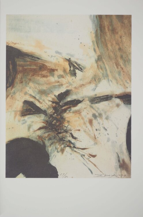 Paysage abstrait Zao Wou-Ki 趙無極