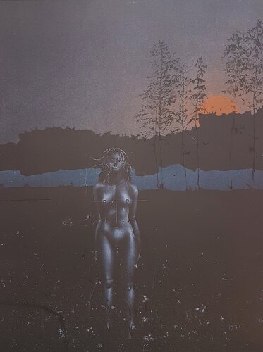 From Portfolio "Twilight" with Karin Szekessy by Paul Wunderlich, 인쇄 for Sale on Singulart