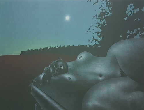 From Portfolio "Twilight" with Karin Szekessy by Paul Wunderlich, 인쇄 for Sale on Singulart