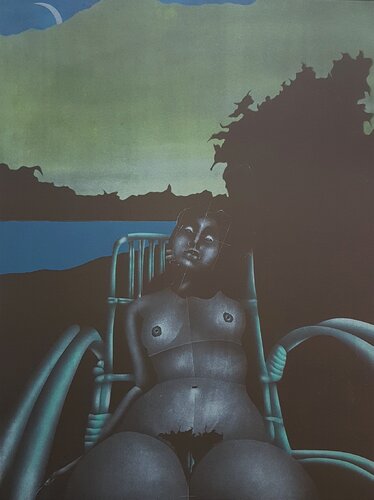 From Portfolio "Twilight" with Karin Szekessy by Paul Wunderlich, 인쇄 for Sale on Singulart
