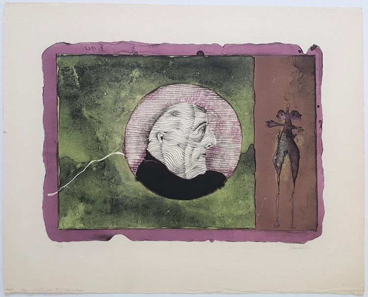T.V. by Paul Wunderlich (1962) : Print Lithography - Singulart