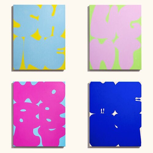 Shine, Light, Wobbly and Melt (Flat Sculpture) - Set of 4 von Erwin Wurm, Druck kaufen auf Singulart