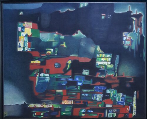 Focus sur le moment présent No. 2 par Diéynabou S. Baldé Lewrou, Peinture en vente sur Singulart