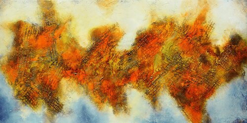 The Ancient City of the desert di Andrada Anghel, Pittura in vendita su Singulart