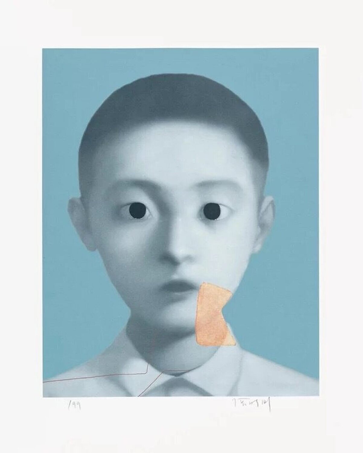 My Dear Friends 3 Zhang Xiaogang Stampa in vendita