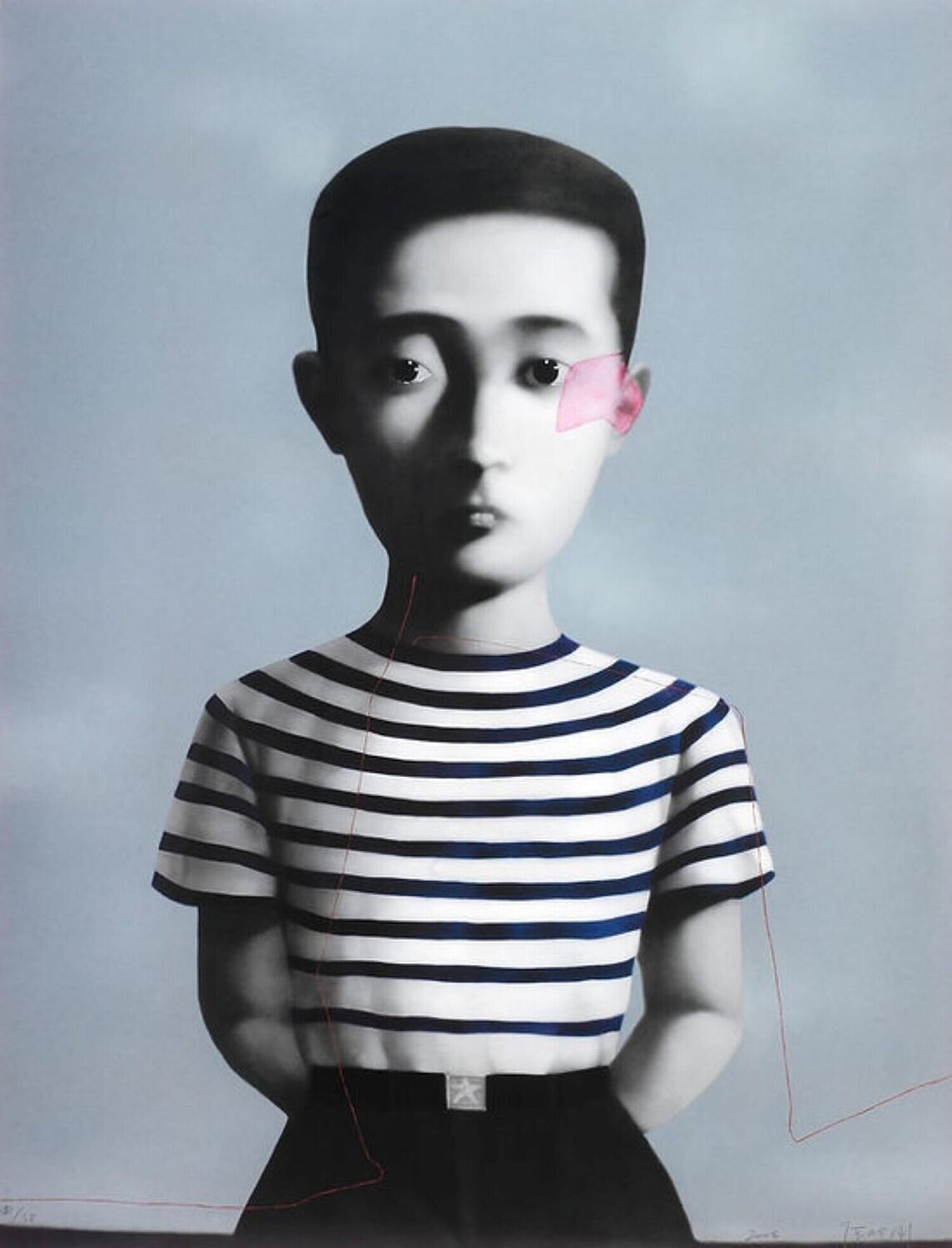 Zhang Xiaogang Big Family (Boy) Zhang Xiaogang Druck zu verkaufen