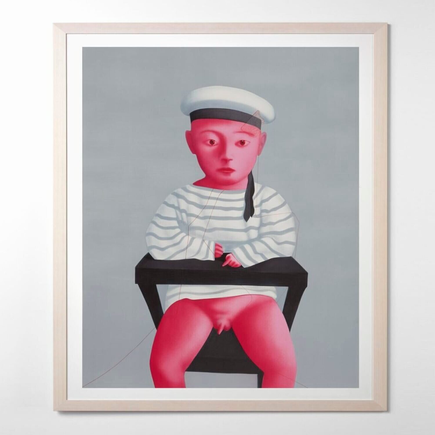 Baby in a Sailor Suit Zhang Xiaogang Stampa in vendita