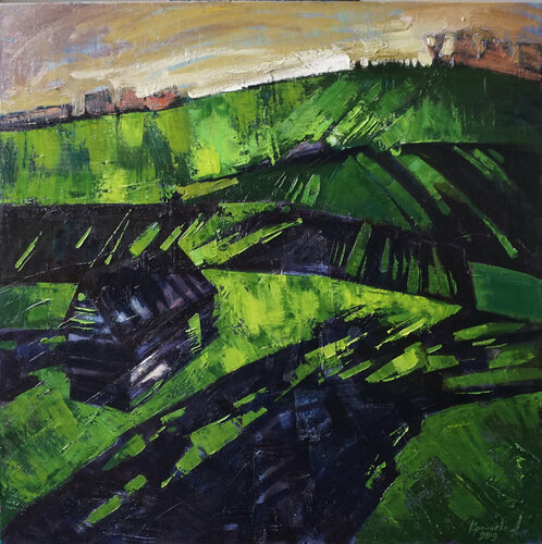 Mountain graphics de Anastasia Kraineva, Pintura a la venta en Singulart