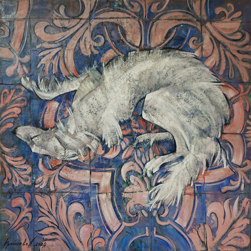 My charming lady by Anastasia Kraineva, Painting for Sale on Singulart