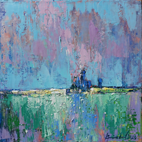 Morning dew di Anastasia Kraineva, Pittura in vendita su Singulart