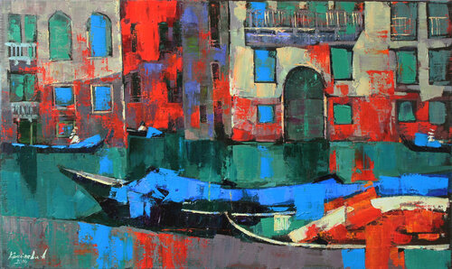 In that country van Anastasia Kraineva, Schilderij te koop op Singulart