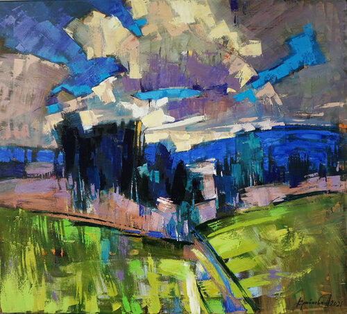 July van Anastasia Kraineva, Schilderij te koop op Singulart