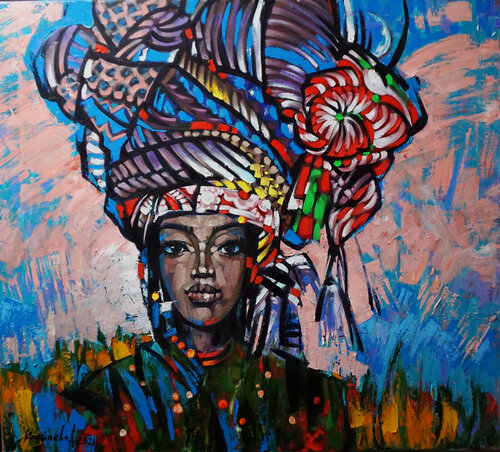 Black Orchid van Anastasia Kraineva, Schilderij te koop op Singulart