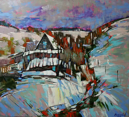 January par Anastasia Kraineva, Peinture en vente sur Singulart