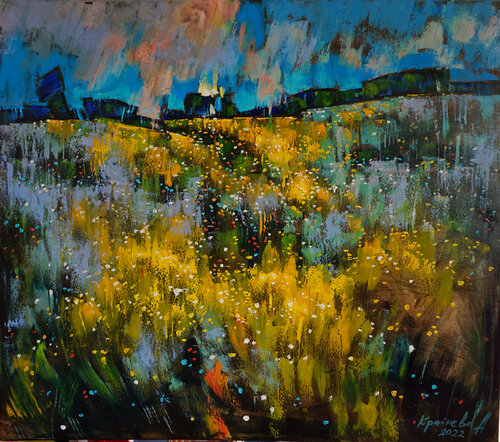 Dandelion wine de Anastasia Kraineva, Pintura a la venta en Singulart