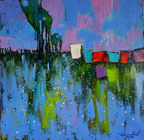 Fresh breeze par Anastasia Kraineva, Peinture en vente sur Singulart