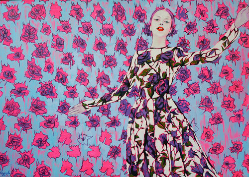 Song of the Roses van Anastasia Kraineva, Schilderij te koop op Singulart