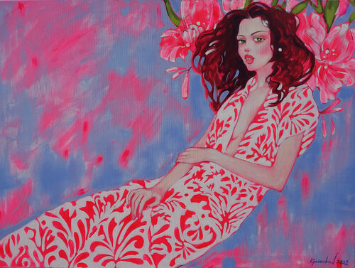 Danae par Anastasia Kraineva, Peinture en vente sur Singulart