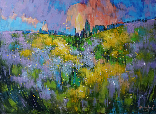 The scent of summer par Anastasia Kraineva, Peinture en vente sur Singulart