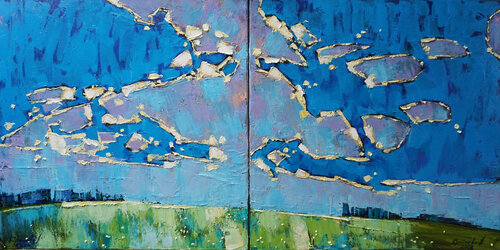 Windy  (diptych) Anastasia Kraineva