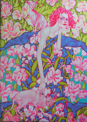 Crazy spring di Anastasia Kraineva, Pittura in vendita su Singulart