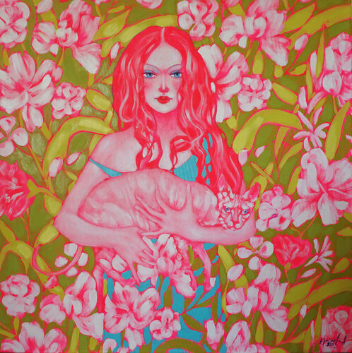Gentle sun par Anastasia Kraineva, Peinture en vente sur Singulart