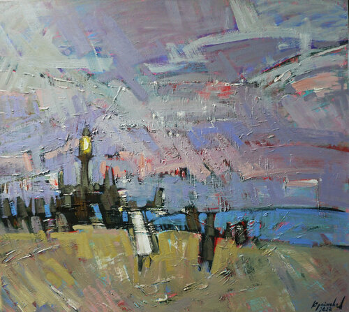 Lighthouse von Anastasia Kraineva, Malerei kaufen auf Singulart