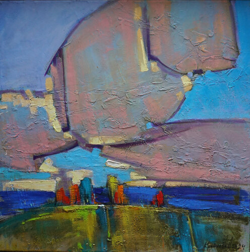 The wind is blowing von Anastasia Kraineva, Malerei kaufen auf Singulart