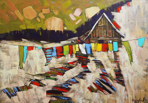 April Sun by Anastasia Kraineva, Painting for Sale on Singulart