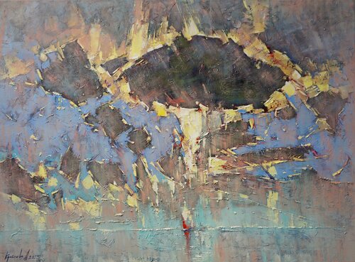 A ray of hope von Anastasia Kraineva, Malerei kaufen auf Singulart