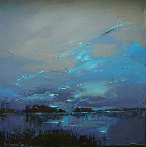 Dusk par Anastasia Kraineva, Peinture en vente sur Singulart