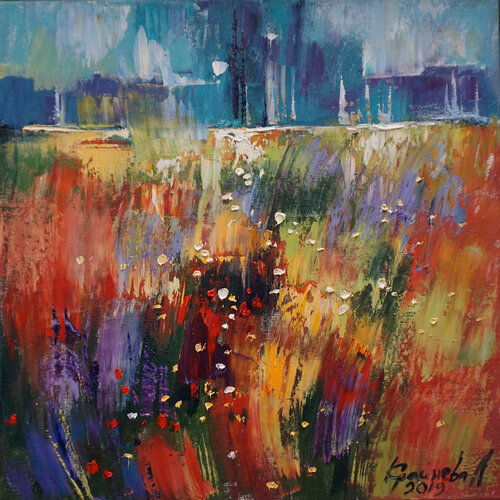 Herbs par Anastasia Kraineva, Peinture en vente sur Singulart