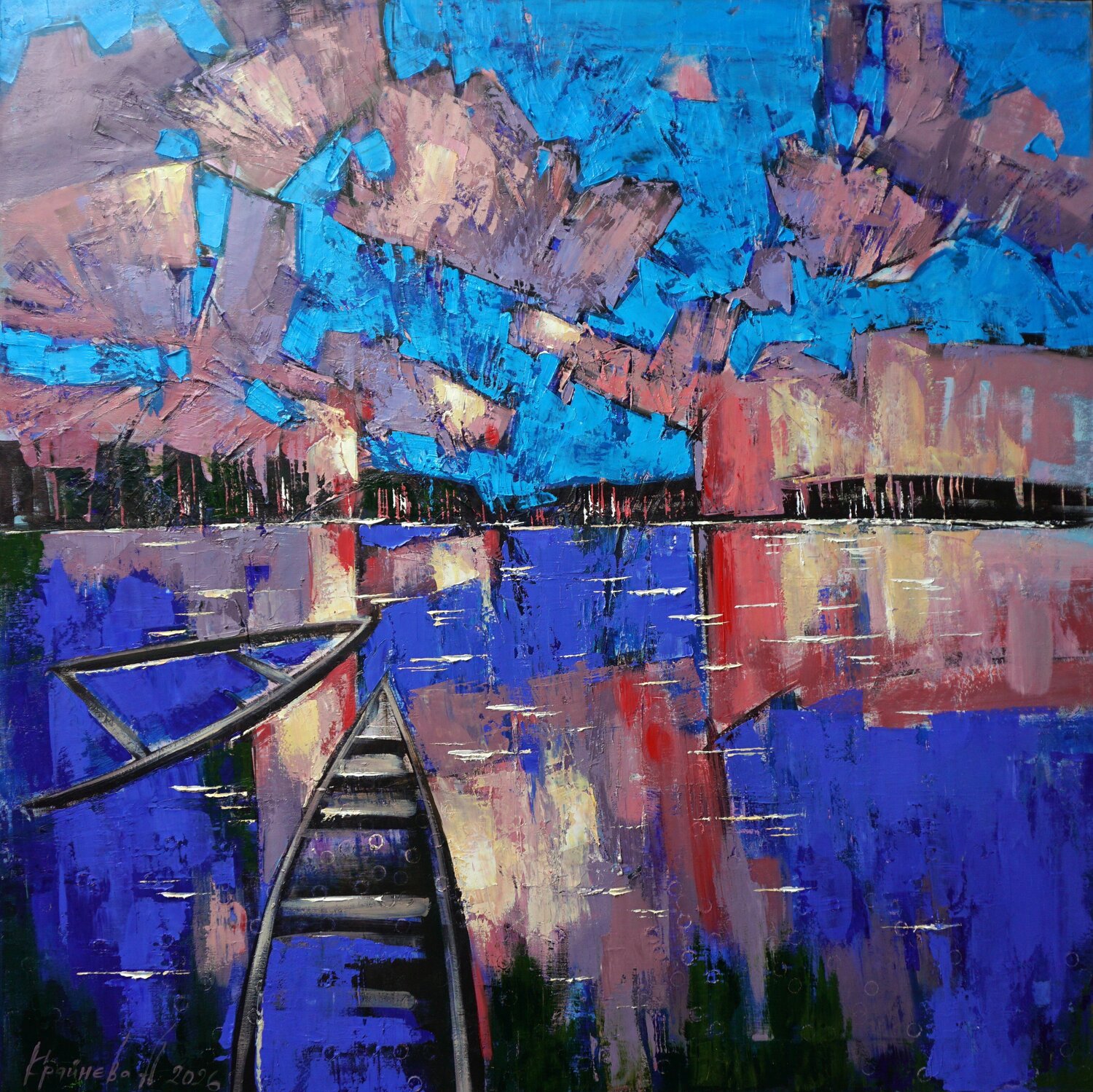 The passage of time Anastasia Kraineva Dipinto originale in vendita
