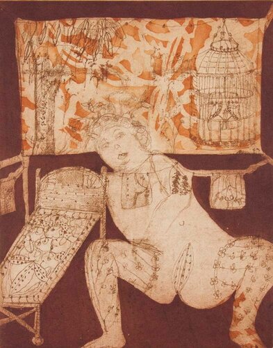 Solitudes Bride Bird Cage by Joshua Yeldham, Print for Sale on Singulart