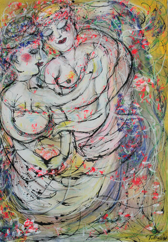 L'amour prend patience van Emilie Teillaud, Werk op papier te koop op Singulart