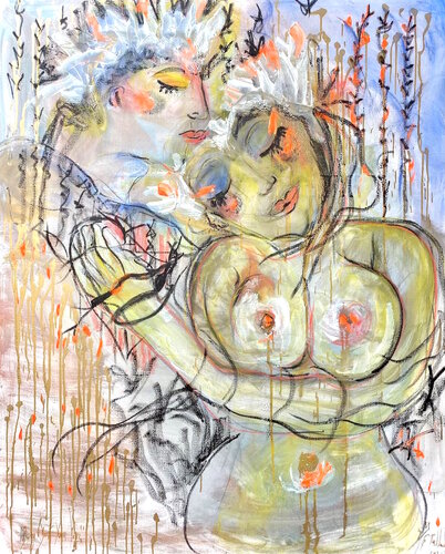 Bring Back Your Love van Emilie Teillaud, Schilderij te koop op Singulart