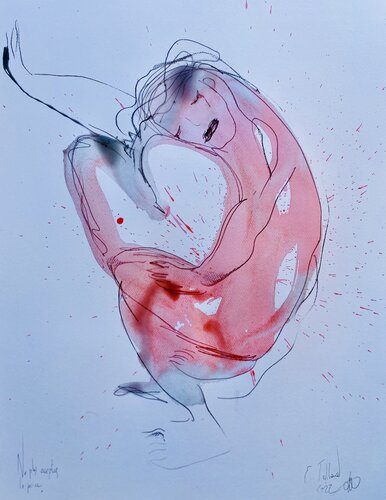 Ne plus accepter la peine van Emilie Teillaud, Werk op papier te koop op Singulart