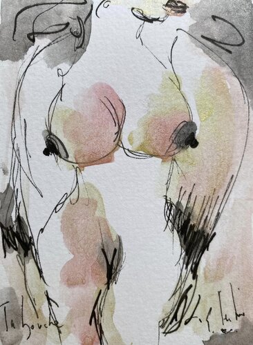 Ta bouche van Emilie Teillaud, Werk op papier te koop op Singulart