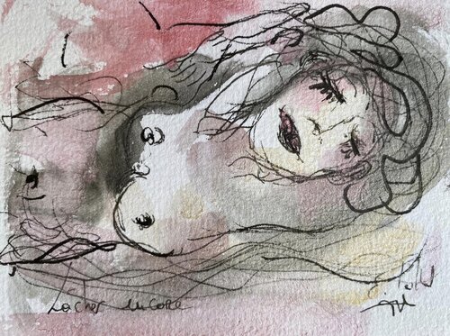 Soutien éternel van Emilie Teillaud, Werk op papier te koop op Singulart