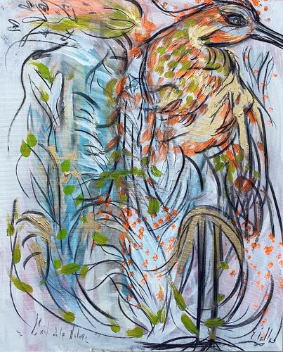 L'oeil de la Nature van Emilie Teillaud, Schilderij te koop op Singulart