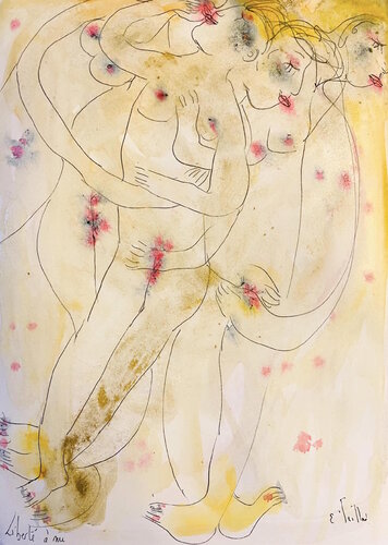 Liberté à nu van Emilie Teillaud, Werk op papier te koop op Singulart