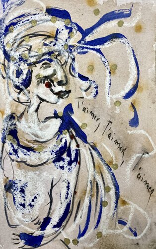 T’aimer, t’aimer, t’aimer … van Emilie Teillaud, Tekening te koop op Singulart