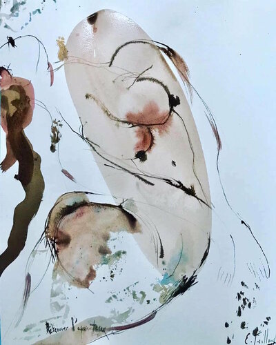 Retrouver l'apesanteur van Emilie Teillaud, Werk op papier te koop op Singulart