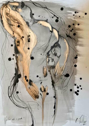 Mes tout petits si grands van Emilie Teillaud, Werk op papier te koop op Singulart